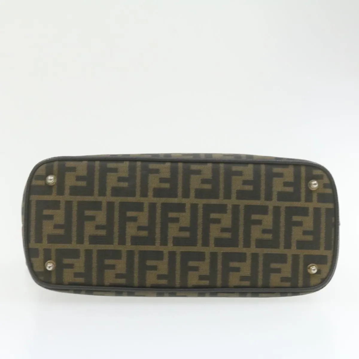 FENDI Vintage Zucca Canvas Hand Bag AWL1087