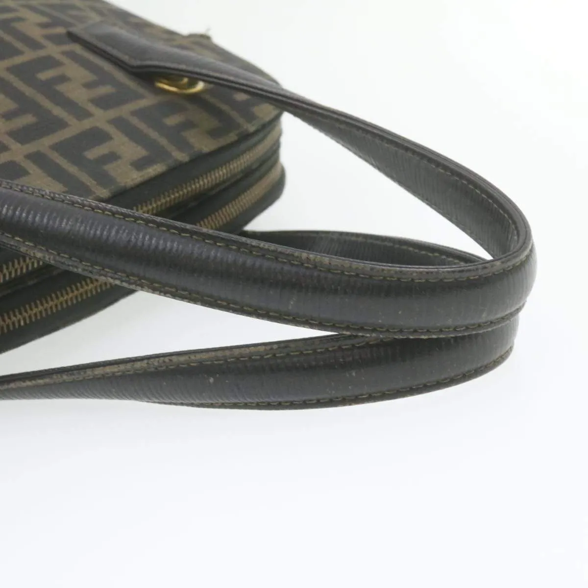 FENDI Vintage Zucca Canvas Hand Bag AWL1087