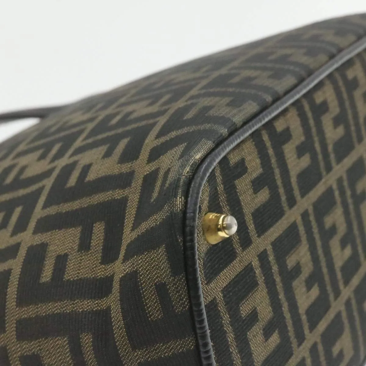FENDI Vintage Zucca Canvas Hand Bag AWL1087