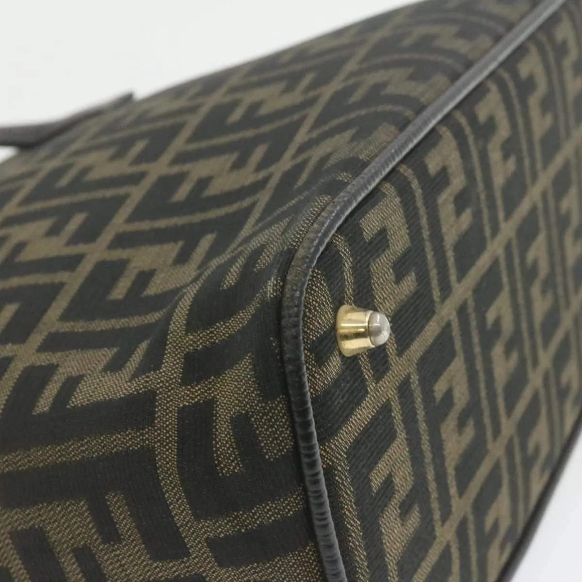 FENDI Vintage Zucca Canvas Hand Bag AWL1087
