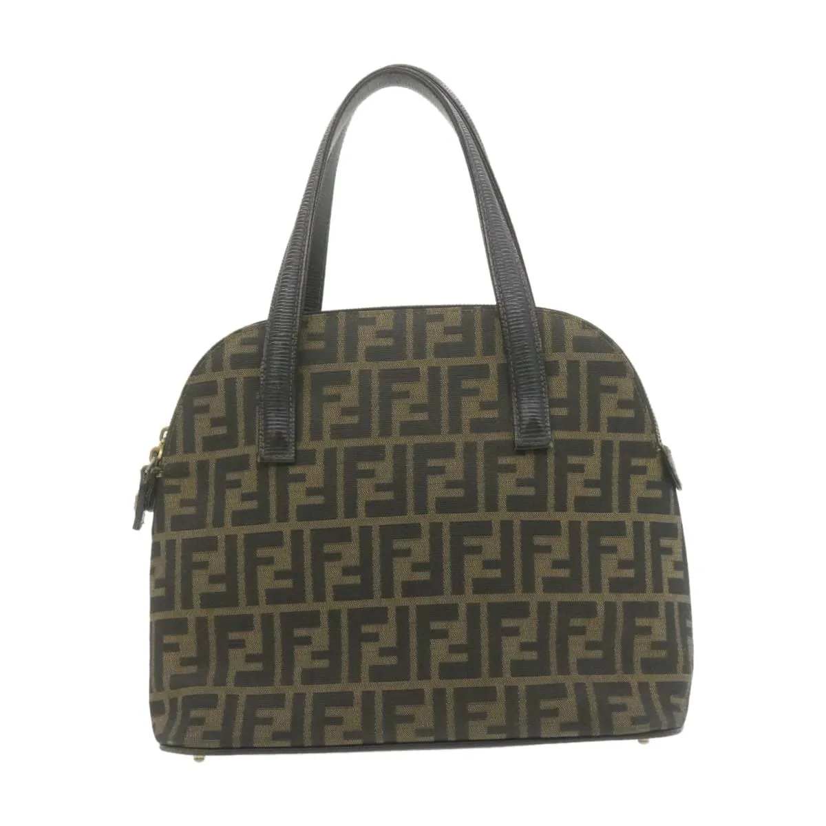 FENDI Vintage Zucca Canvas Hand Bag AWL1087