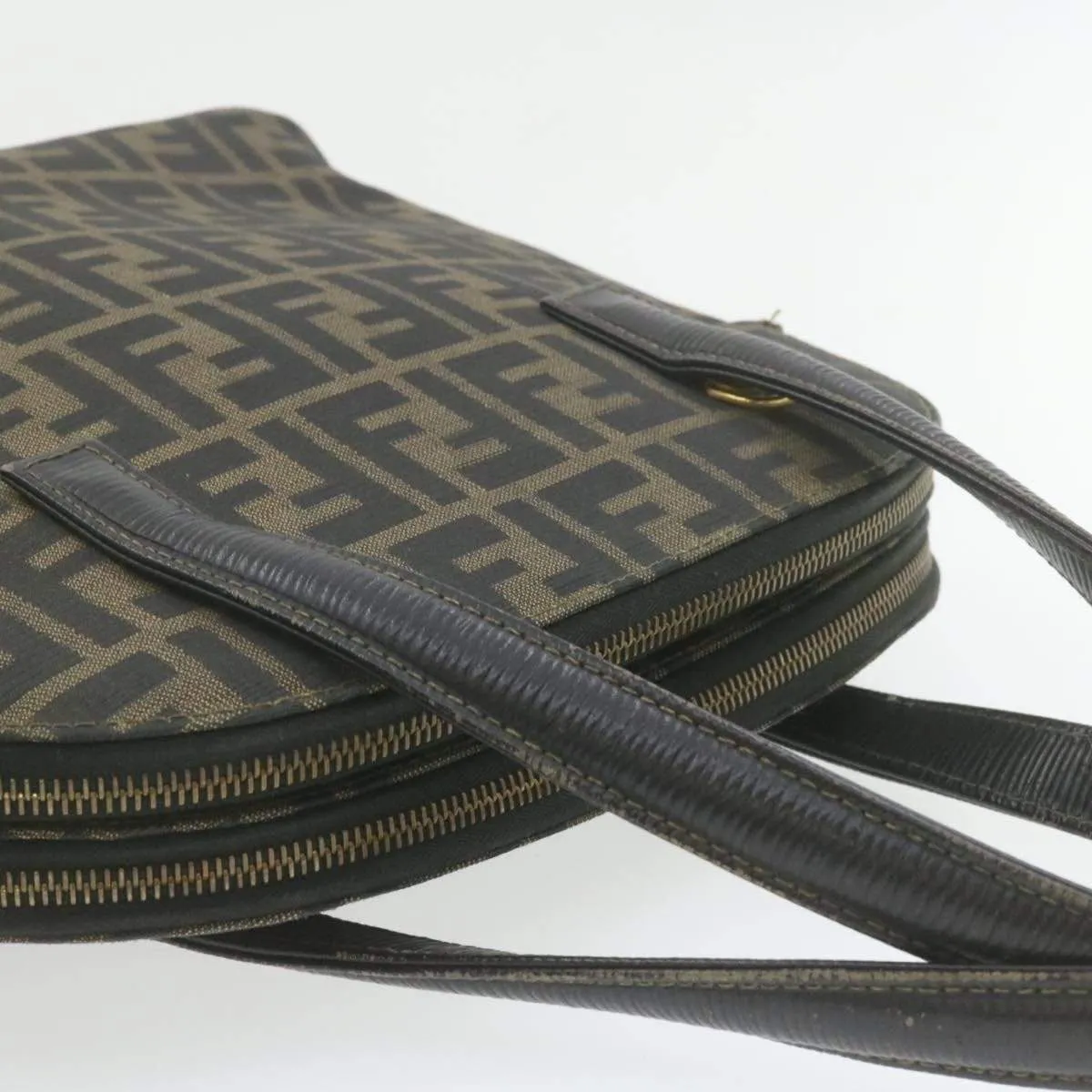 FENDI Vintage Zucca Canvas Hand Bag AWL1087