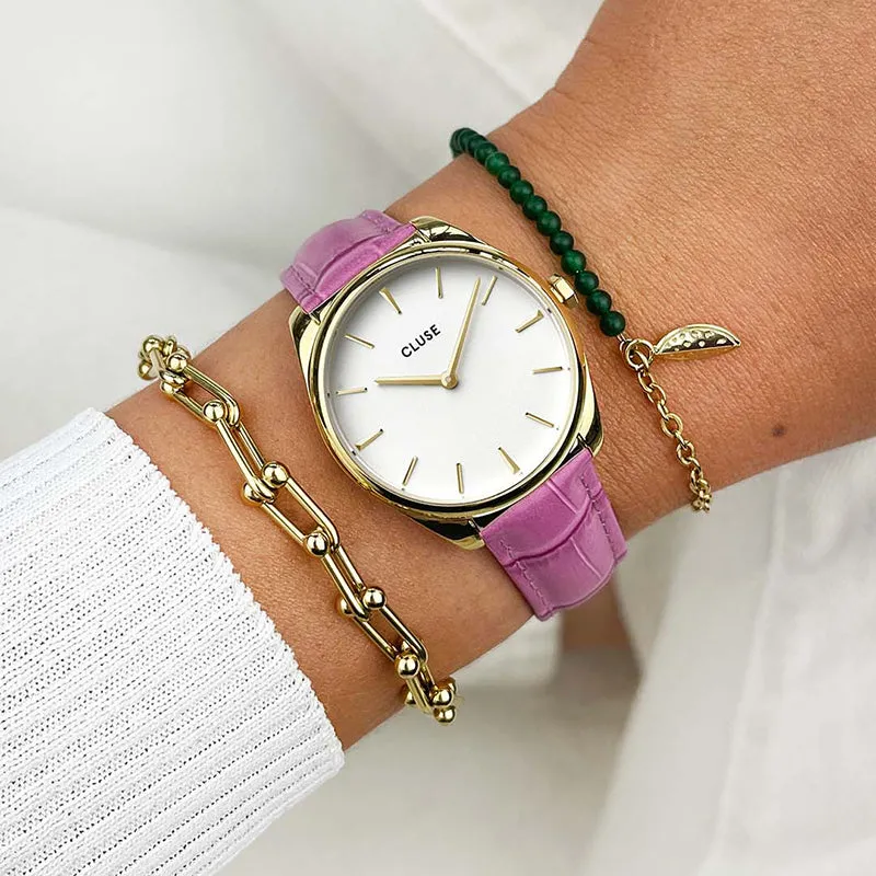 FEROCE PETITE GOLD AND PINK WATCH