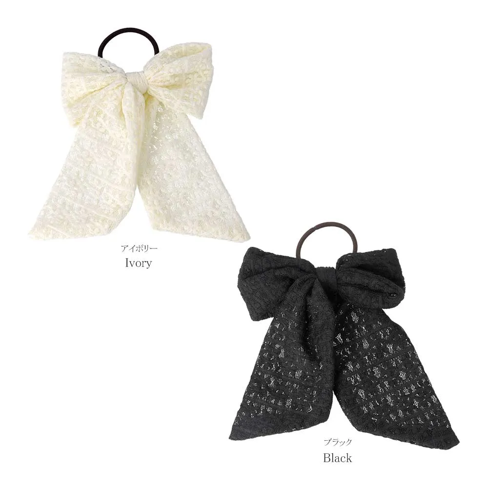 Floral Bowknot Hair Tie
