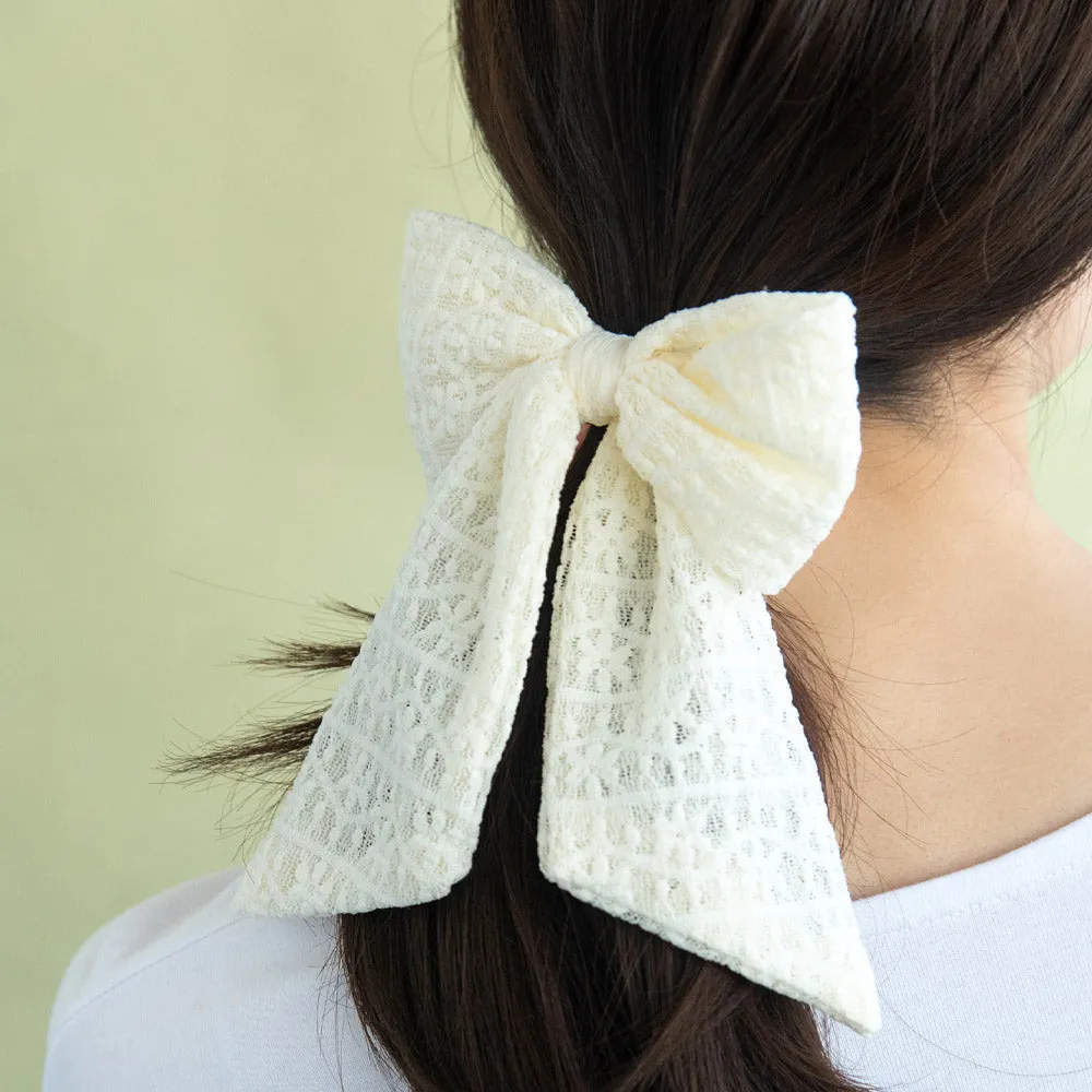 Floral Bowknot Hair Tie