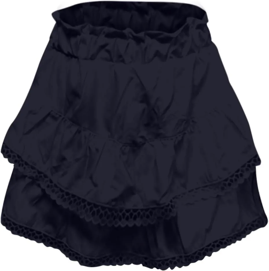 Flowy Shorts for Women Casual Boho Mini Skirts for Women High Waisted Ruffled Tiered Pleated Crochet Tennis Skorts Cute