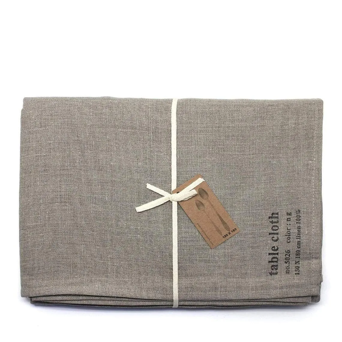 Fog Linen Natural Table Cloth