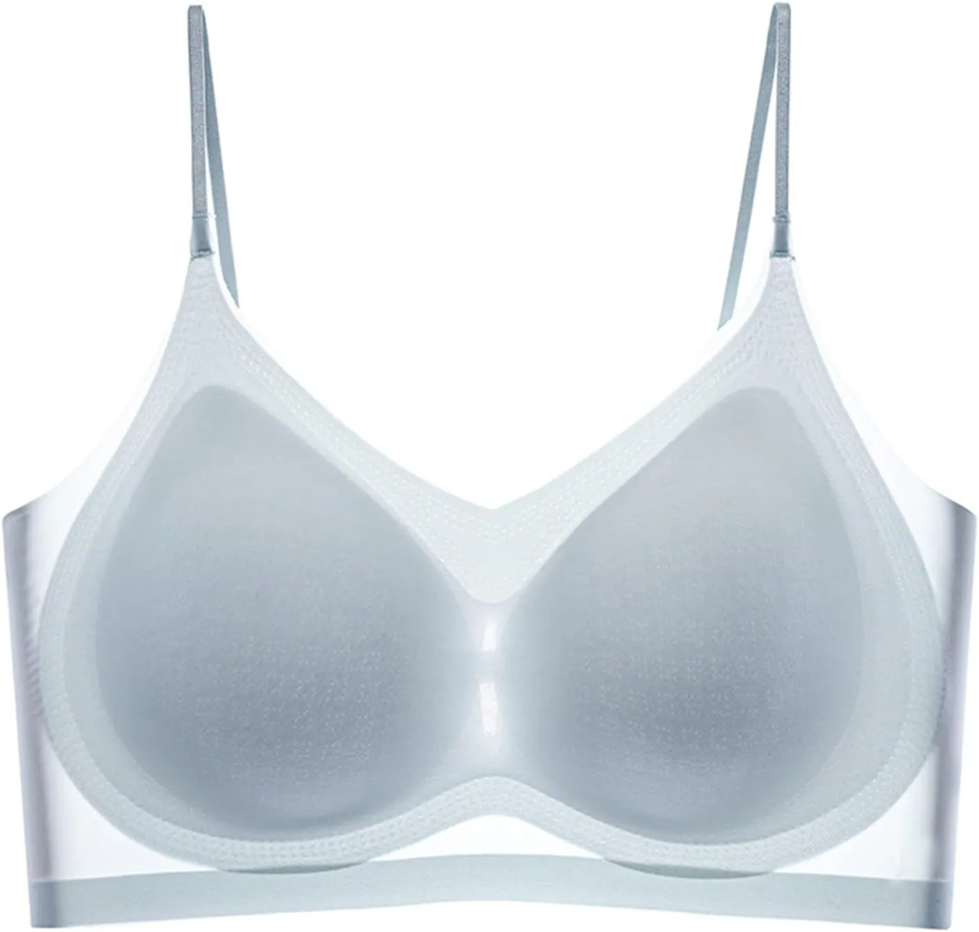 for Large Bust Sports Bra Yoga Sporty Ice Silk Seamless No Show Push Up Sports Bras Gym for Women Supportive Running