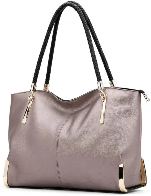 FOXLOVER Large Capacity Tote Handbags for Women, Women's Top-handle Bags Fashion Shoulder Bags Purses Minimalist design