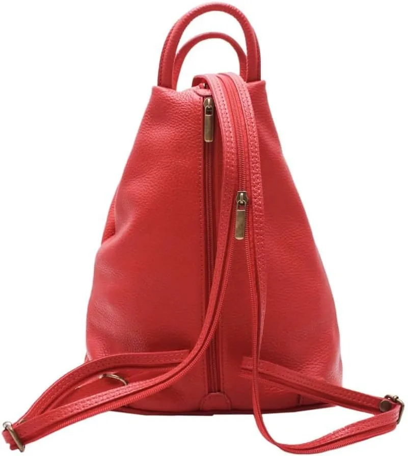 FrasiBags Genuine Leather Backpack, Women's Backpack, Elegant Women's Backpack, Travel Backpacks, Leather Backpacks Made in Italy