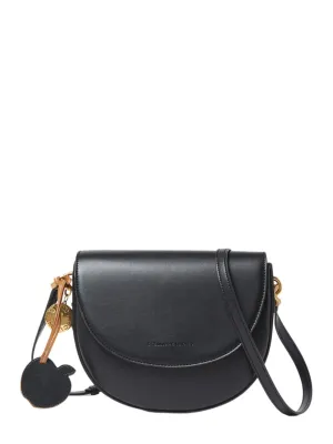 Frayme Whipstitch Shoulder Bag (Midnight Black)