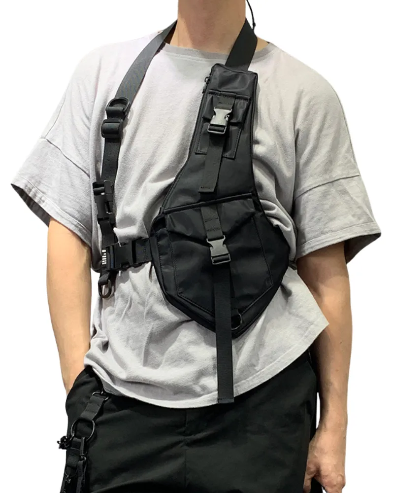 Functional Vest Fashion Chest Bag