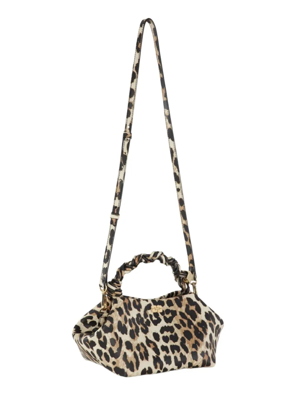 Ganni Small Bou Bag in Leopard