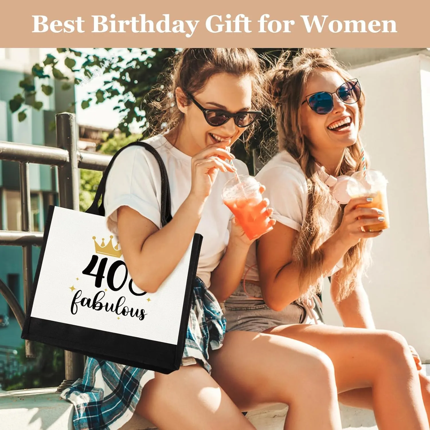GevGuxLuo Tote Bag for Women Animal Lover Bag Birthday Gift for Women