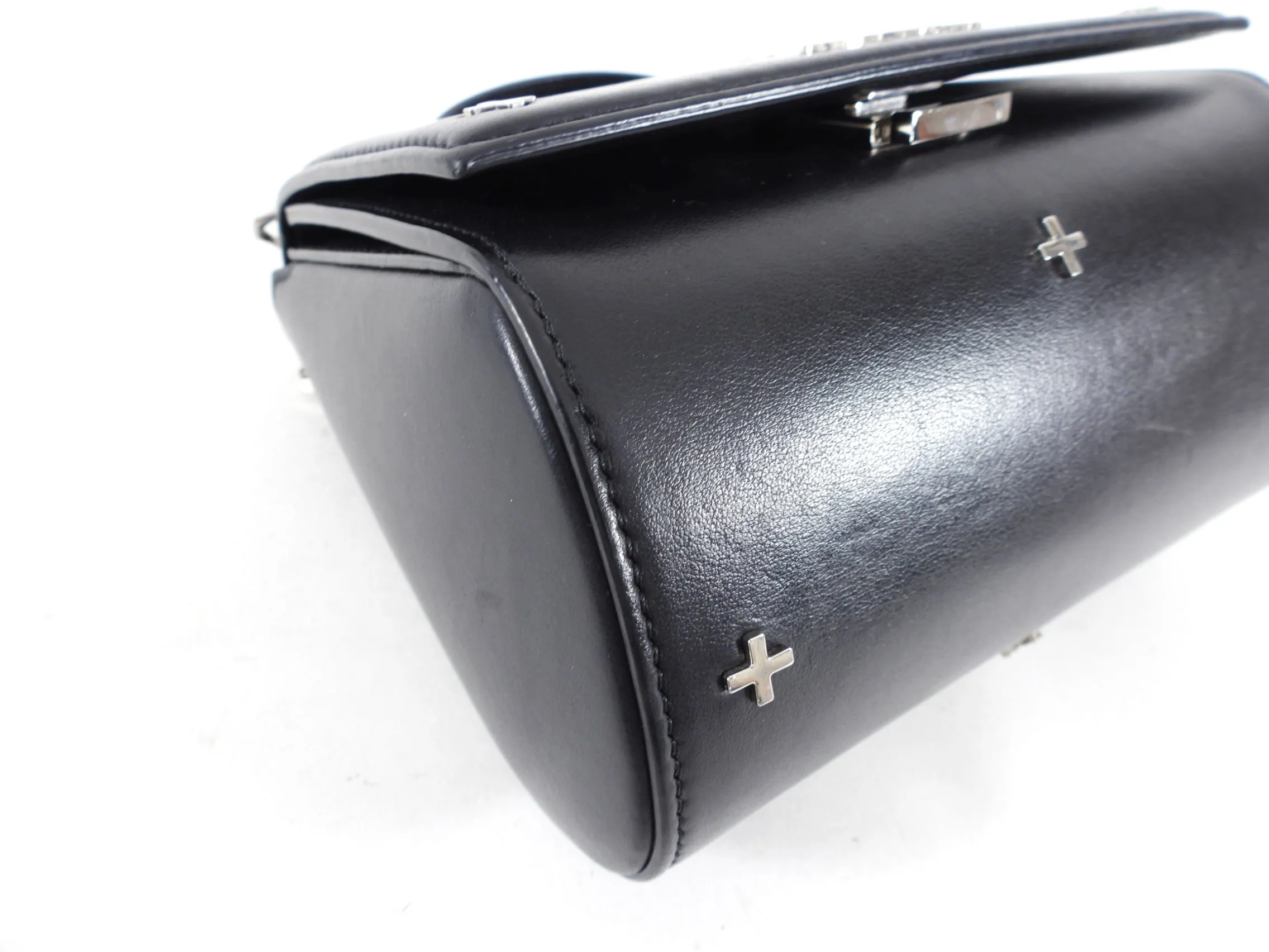 Givenchy Black Mini Pandora Box Chain Crossbody Bag