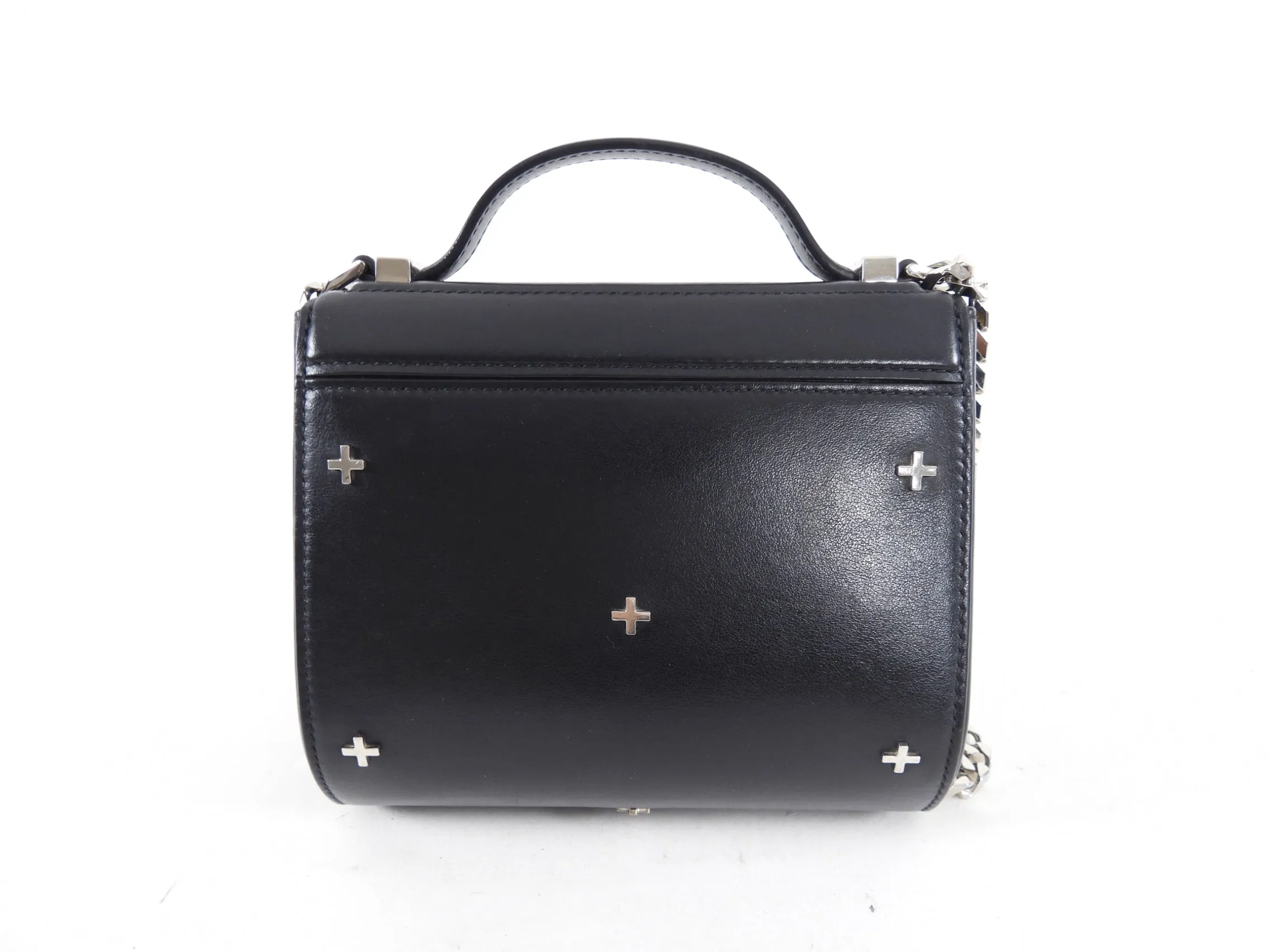 Givenchy Black Mini Pandora Box Chain Crossbody Bag