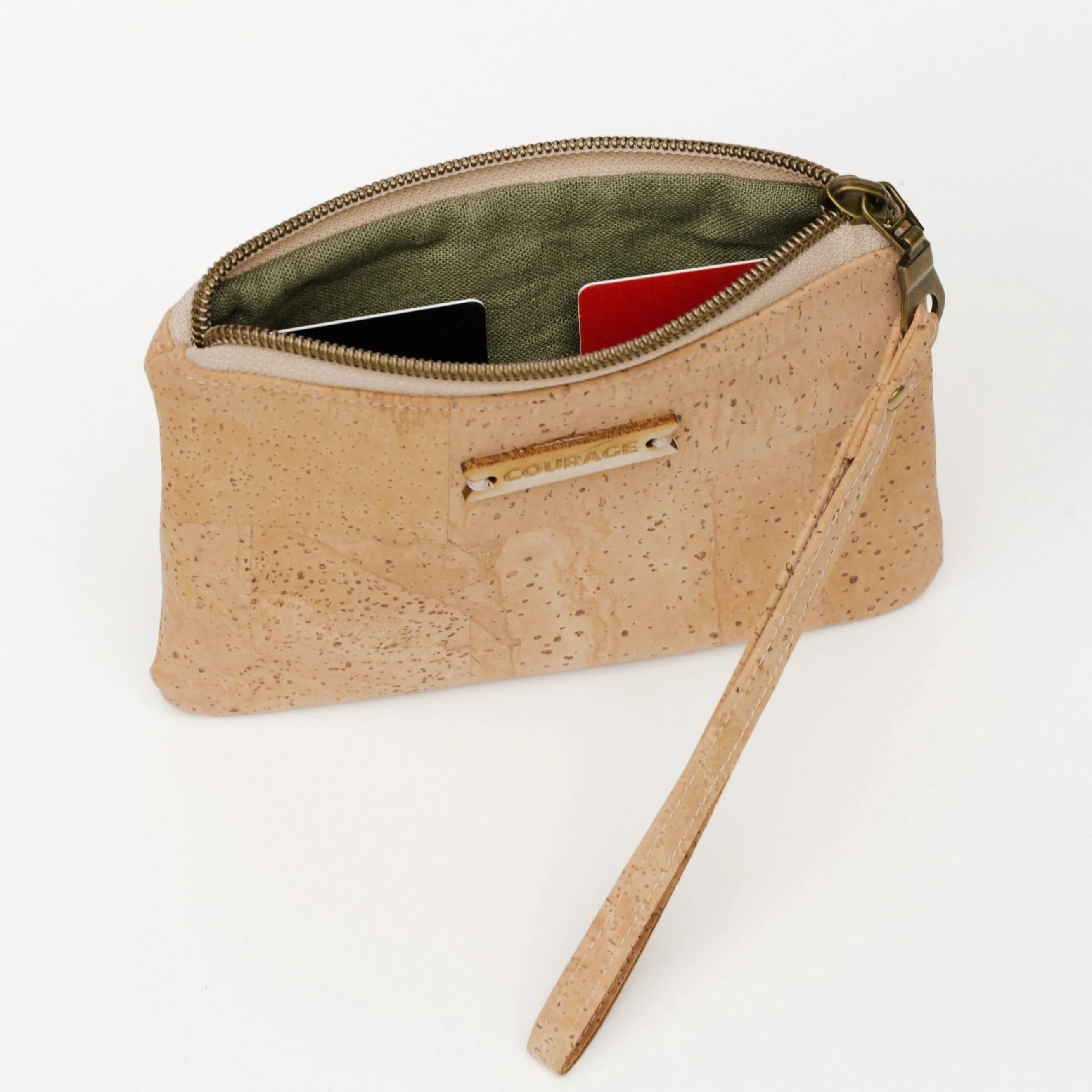 GIVER card wristlet | NATURAL