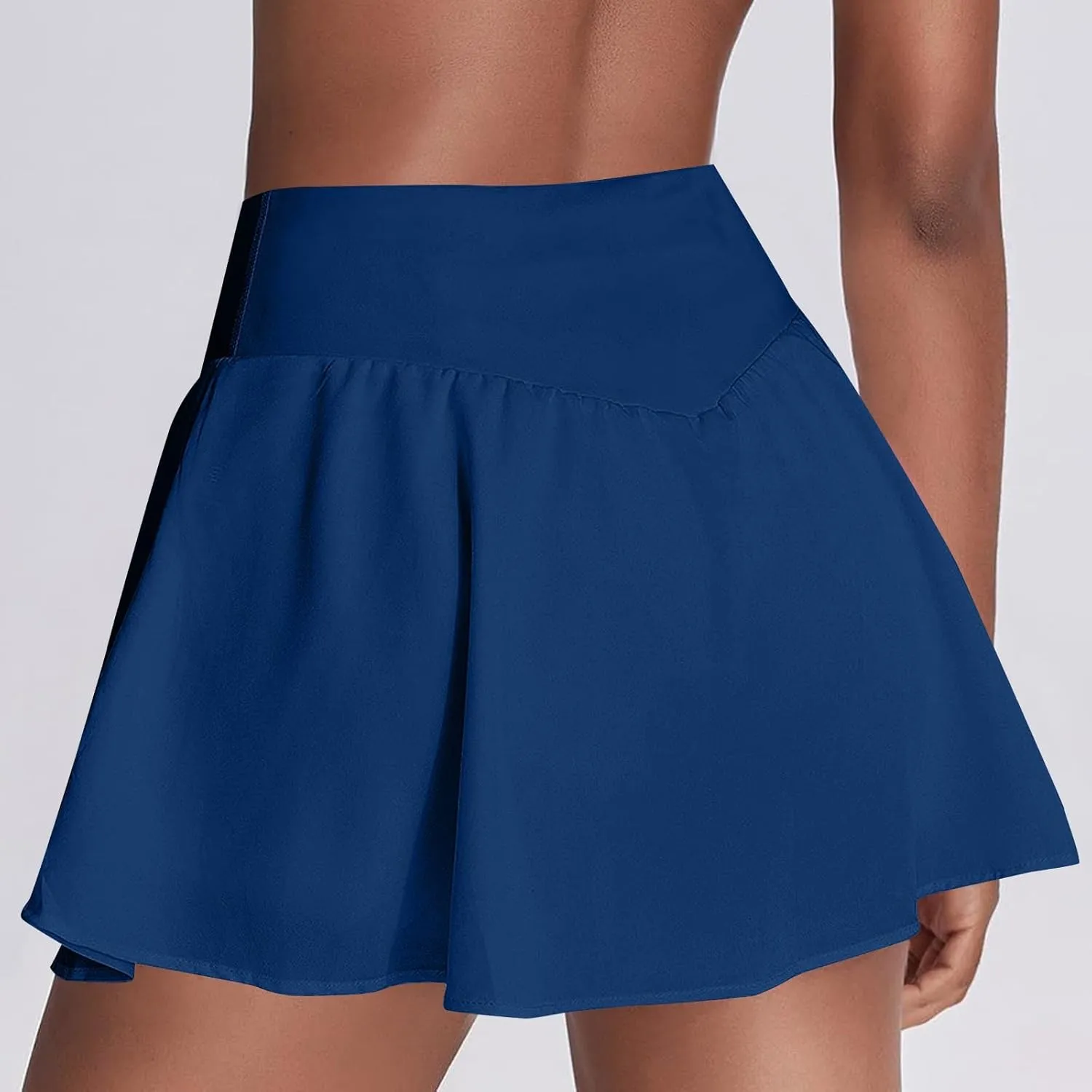 Golf Skirts for Women with Shorts Flowy Workout High Waist Mini Tennis Skirts Casual Athletic Skorts with Pockets