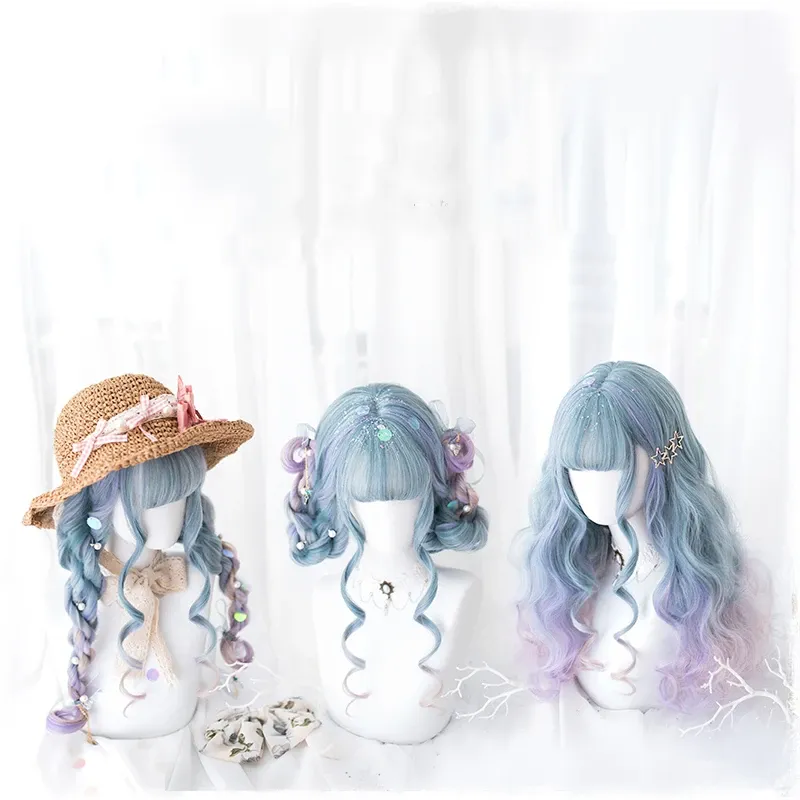 Gradient Harajuku Wig AD10632