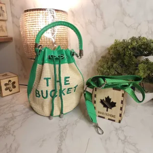 Green Bucket Bag