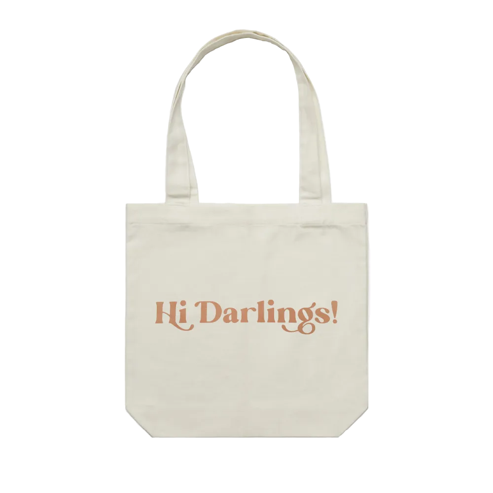 Gretta Ray / Positive Spin Cream Tote