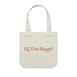 Gretta Ray / Positive Spin Cream Tote