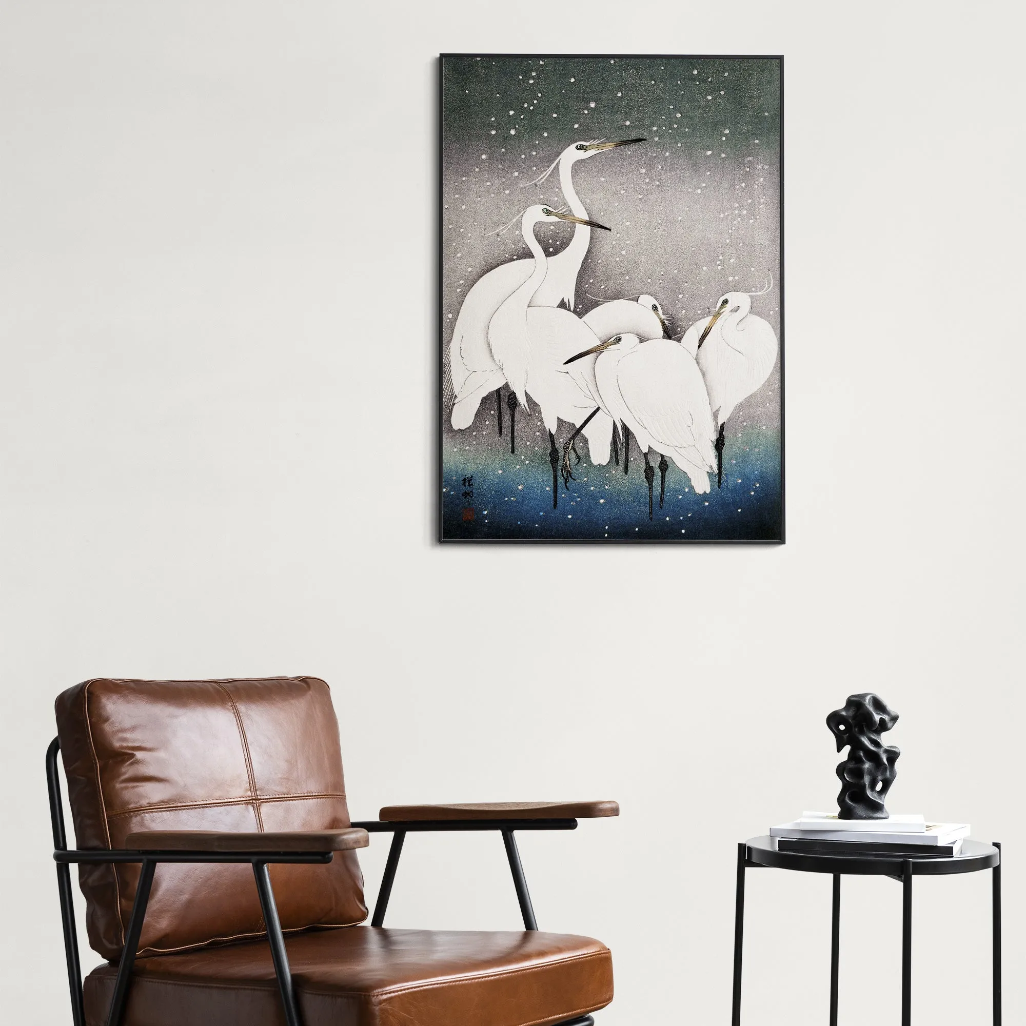 Group of Egrets