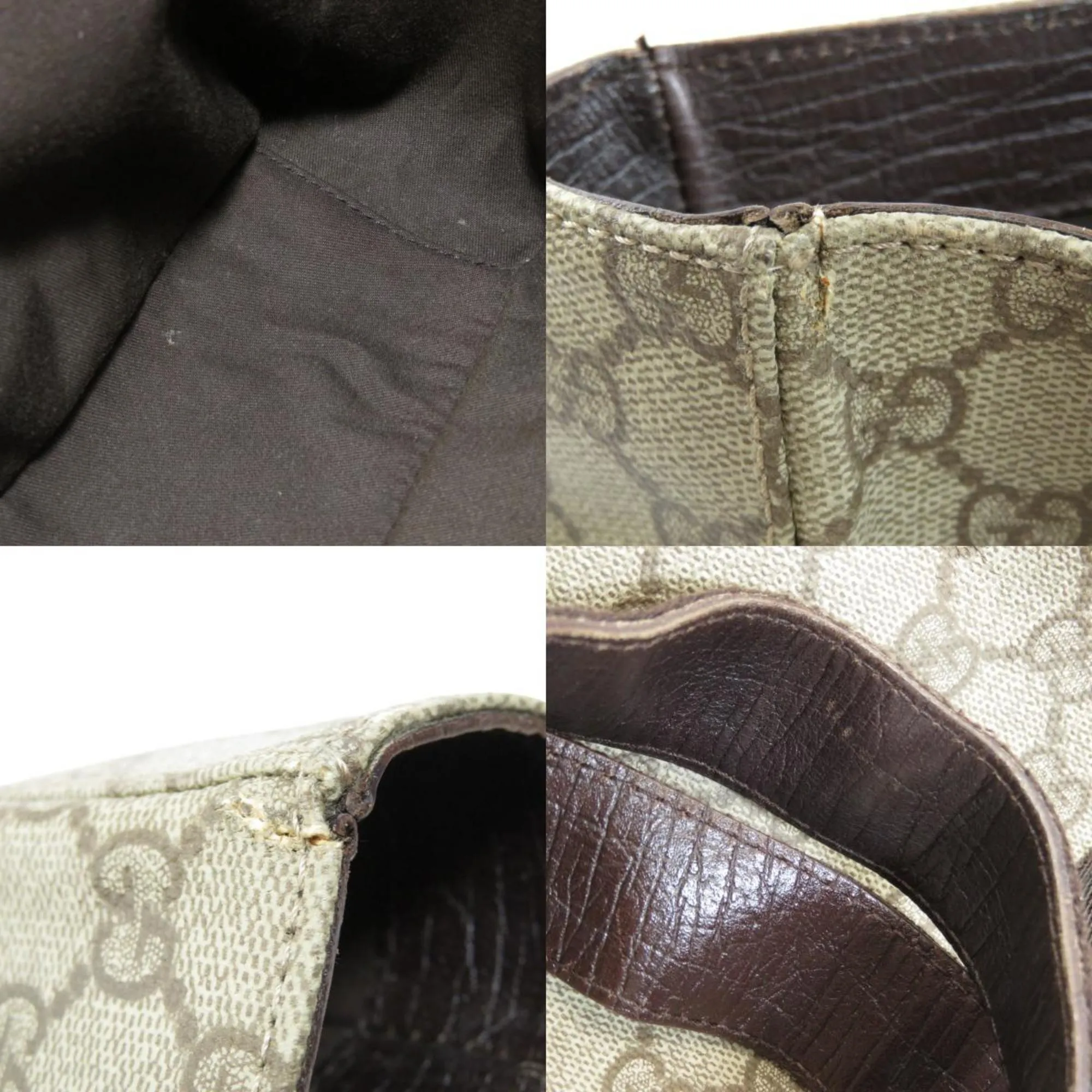 Gucci 141976 GG Tote Bag PVC Ladies GUCCI