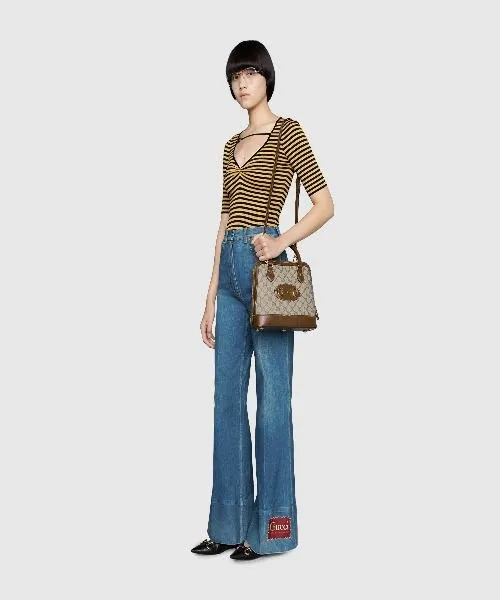 Gucci 1955 Horsebit Small Top Handle Bag GG Supreme