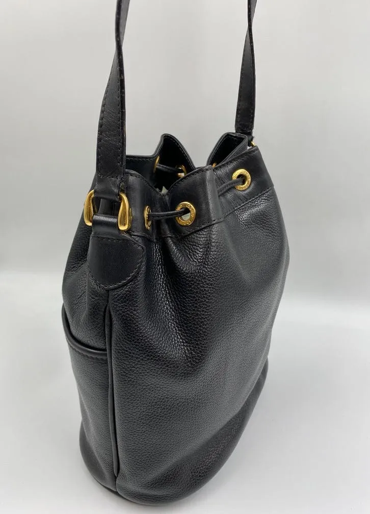 Gucci Black Bucket Bag