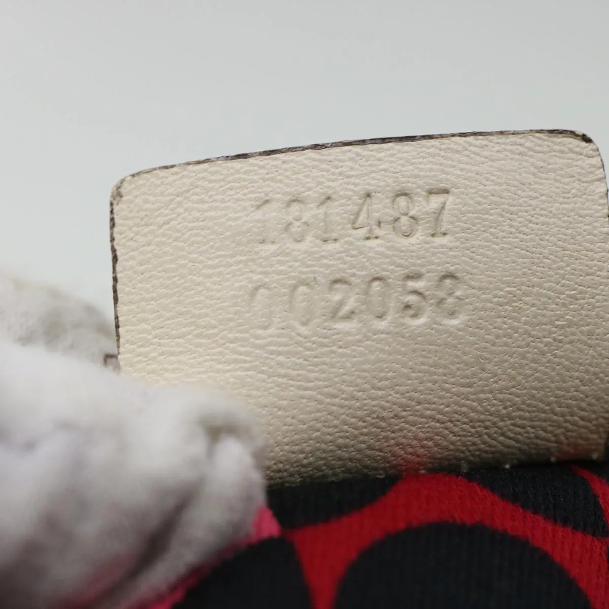 GUCCI Boston Bag Leather White 181487  yb122