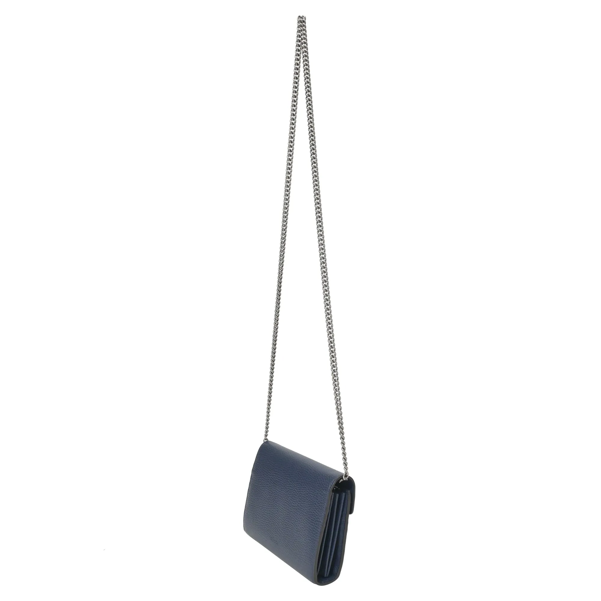 Gucci Dionysus Mini Chain Bag in Navy Blue Leather