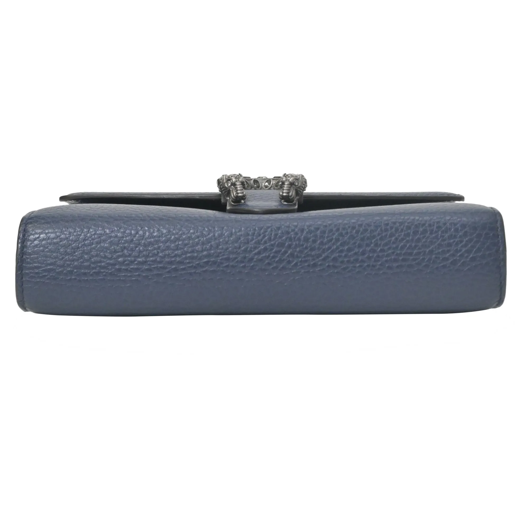 Gucci Dionysus Mini Chain Bag in Navy Blue Leather