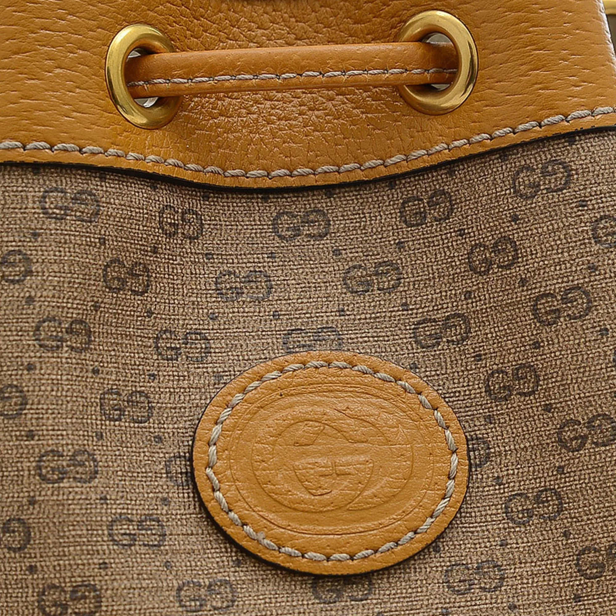 Gucci Disney Collaboration Mickey Mini GG Supreme Small Bucket Shoulder 602691