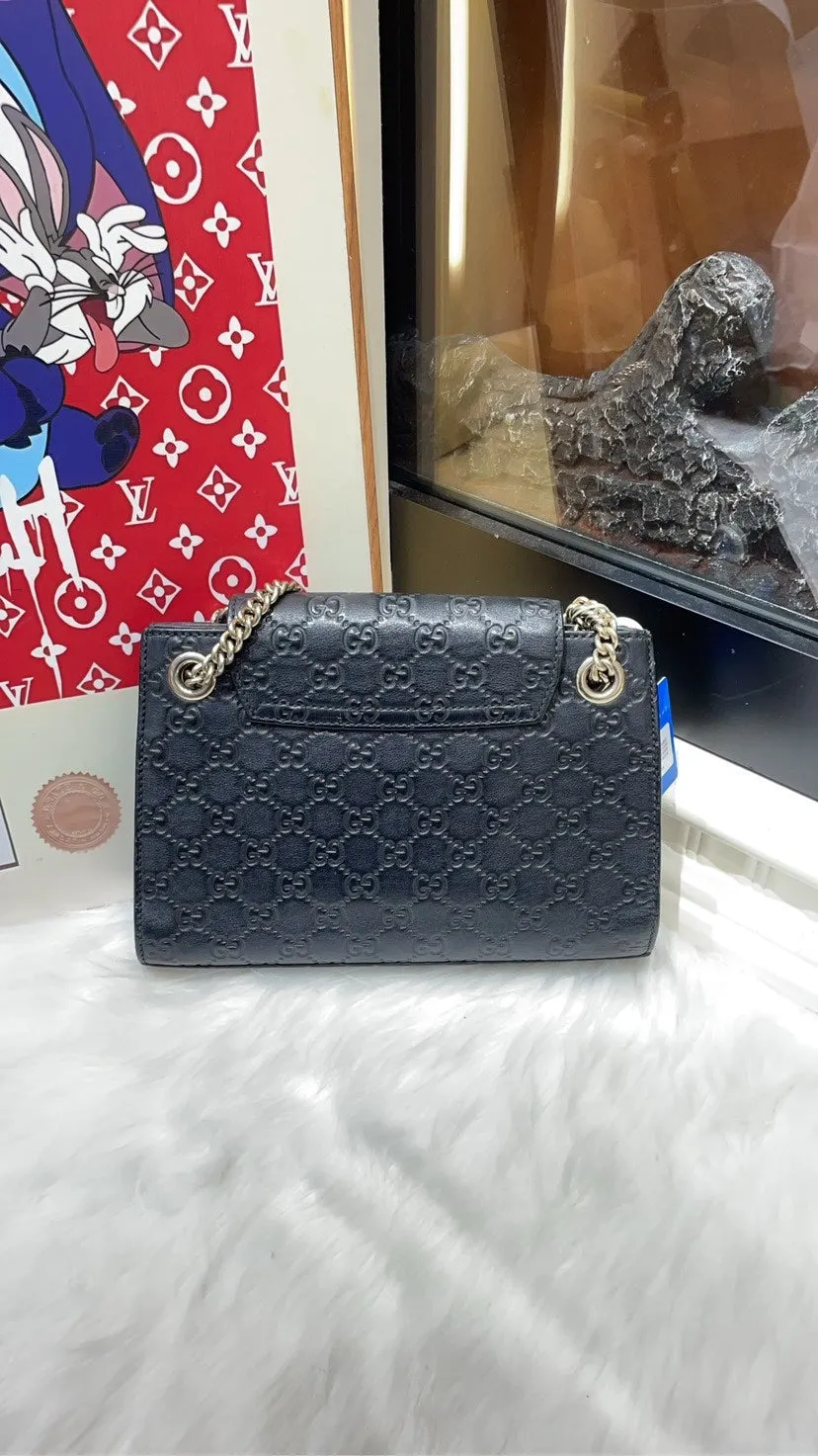 Gucci Emily Black Shoulder Bag