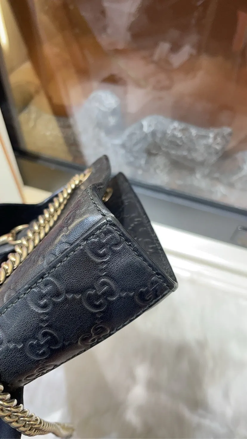 Gucci Emily Black Shoulder Bag
