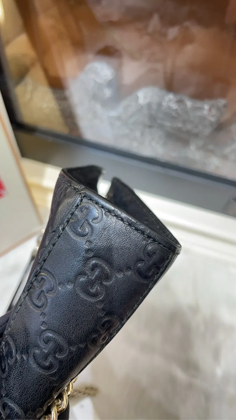 Gucci Emily Black Shoulder Bag