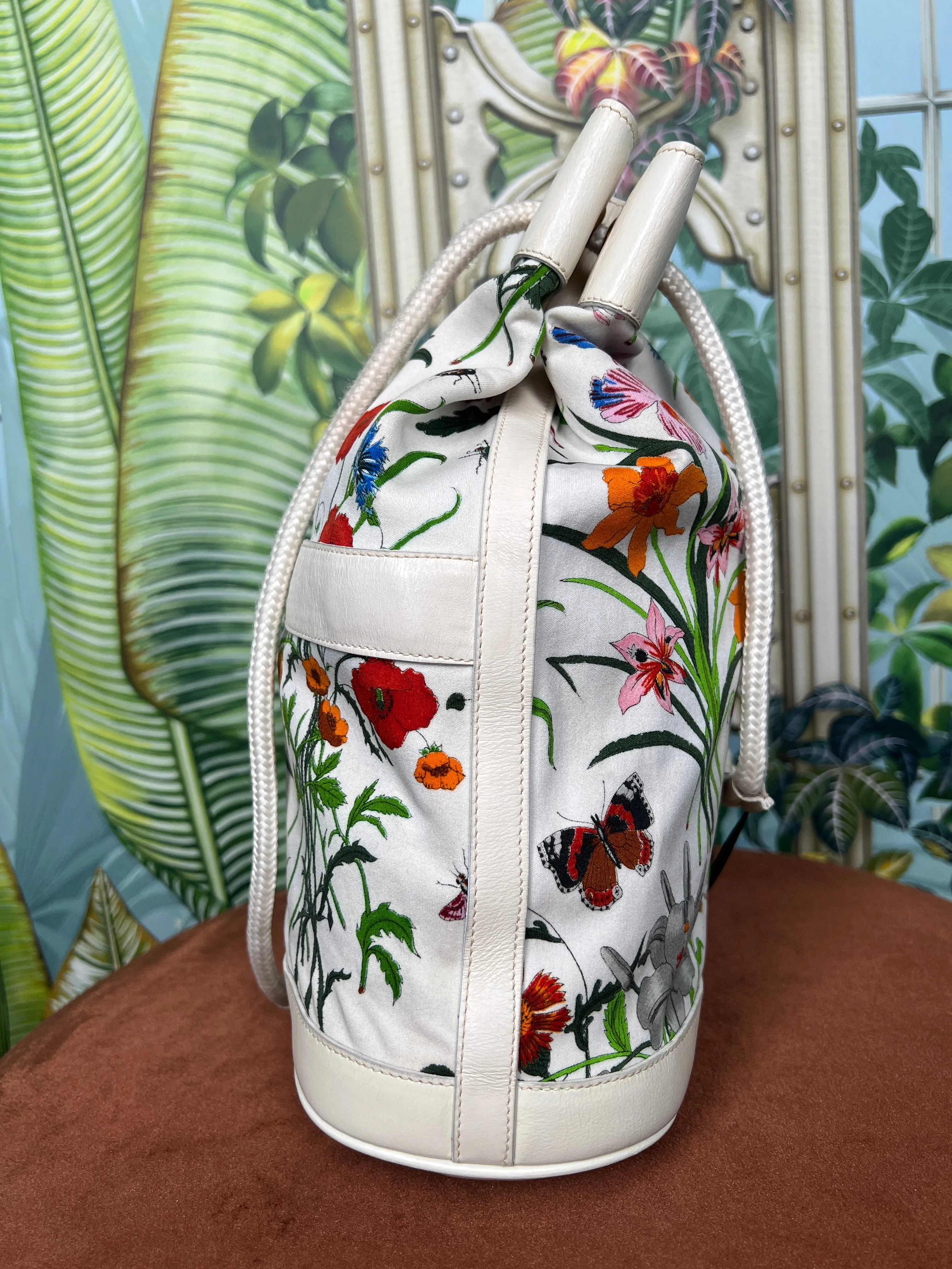 Gucci flora bucket bag