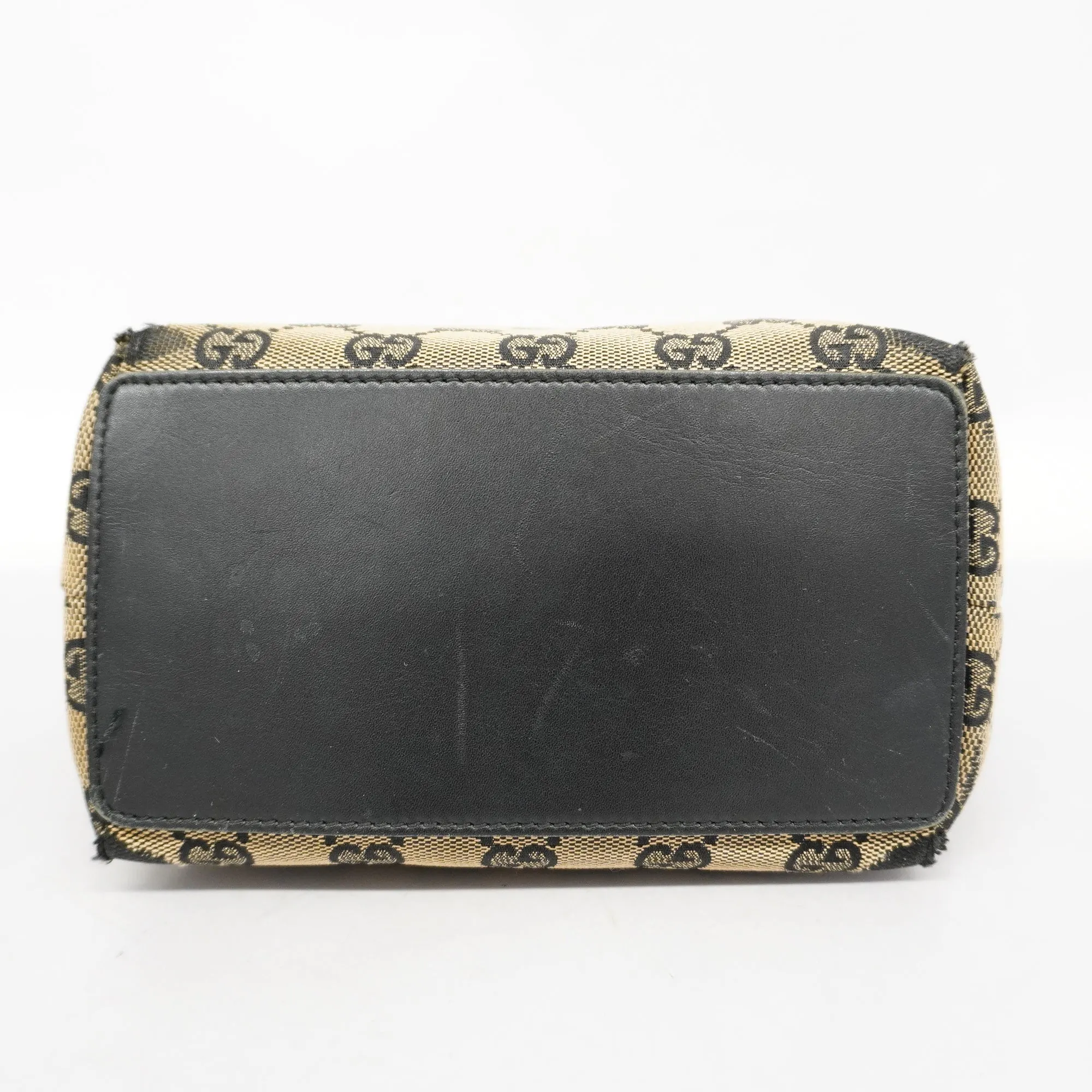 GUCCI  GG Canvas Tote Bag 002 1099 Women's GG Canvas Handbag,Tote Bag Black