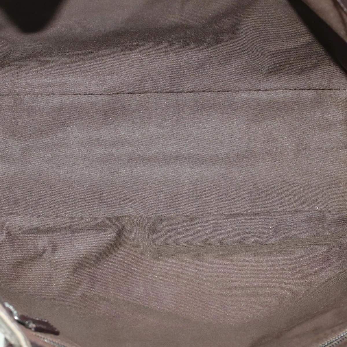 Gucci GG Canvas Tote Bag PVC Leather Beige 141624  ki3005
