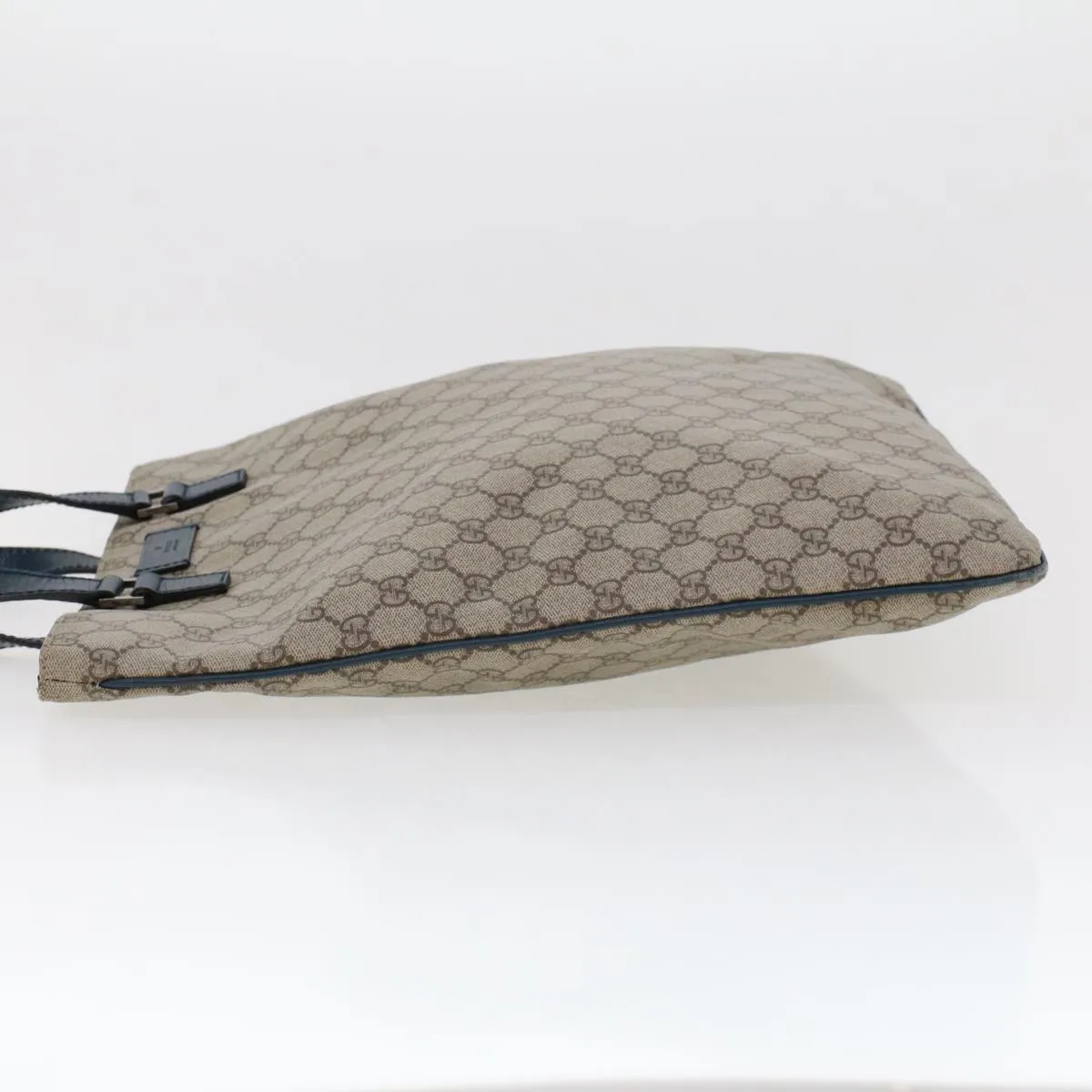 Gucci GG Canvas Tote Bag PVC Leather Beige  am4470