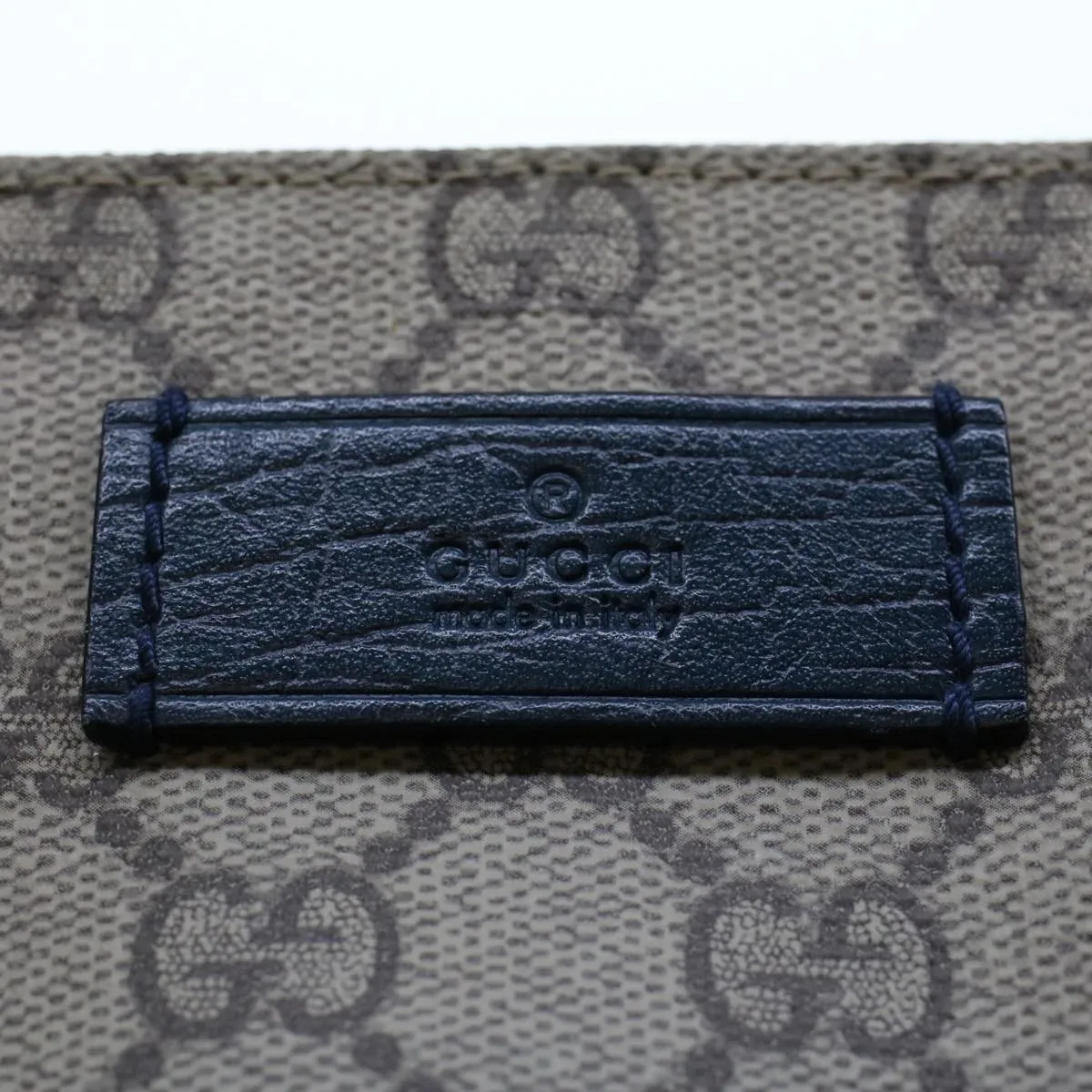 Gucci GG Canvas Tote Bag PVC Leather Beige  am4470