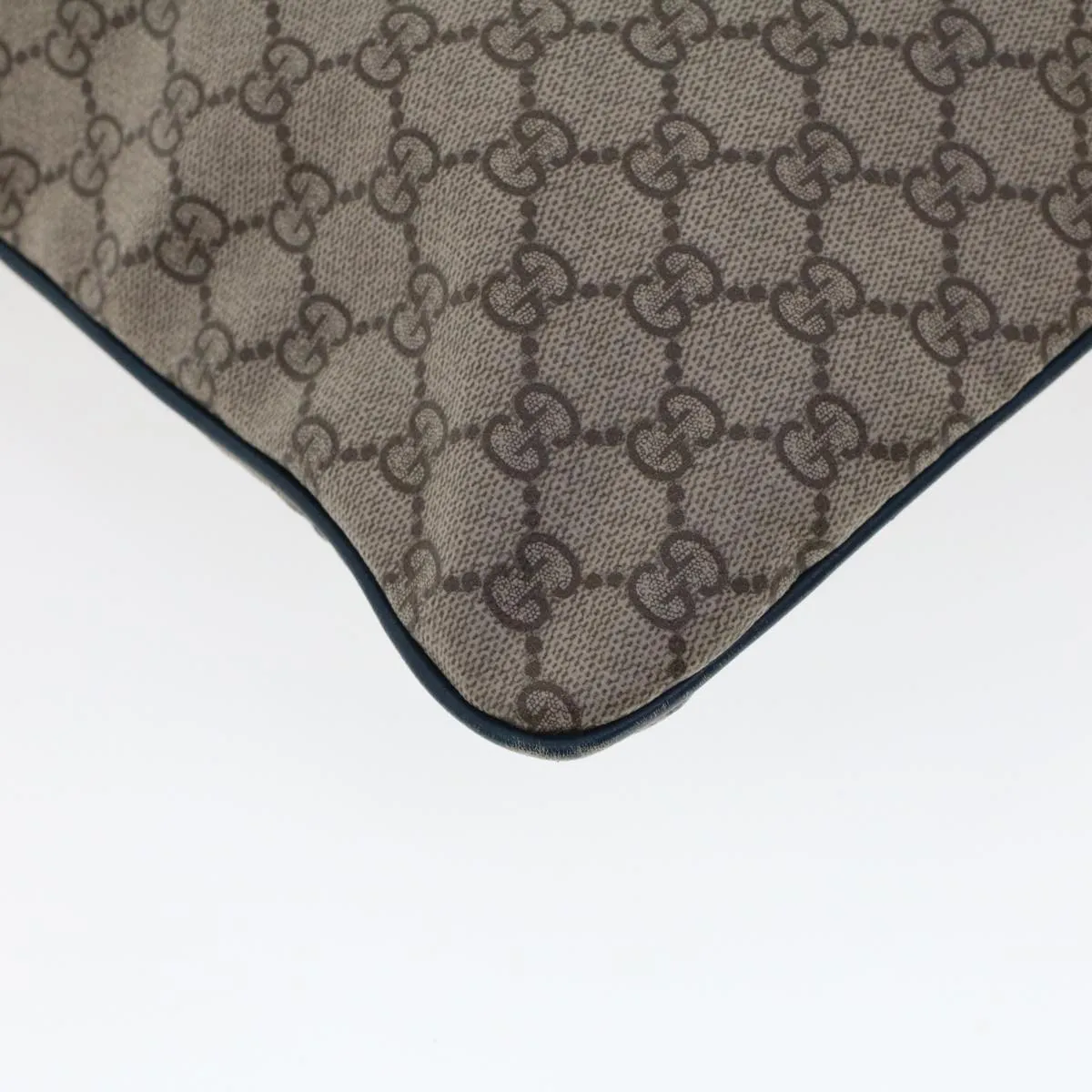 Gucci GG Canvas Tote Bag PVC Leather Beige  am4470