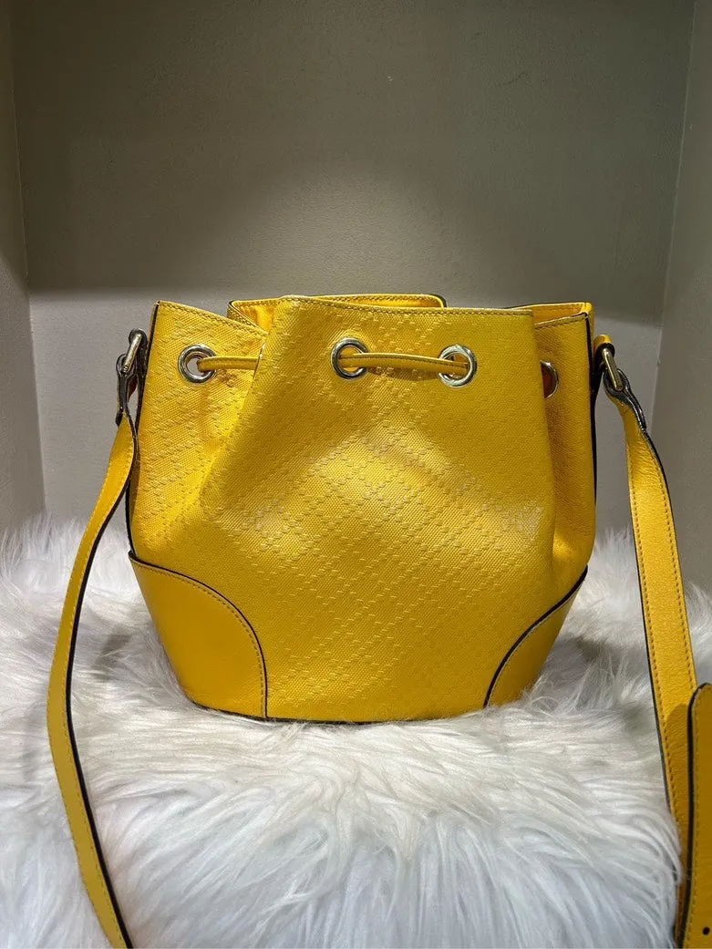 Gucci GG Marmont Yellow Bucket Bag
