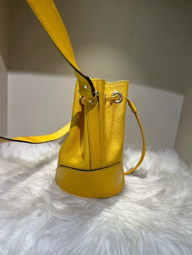 Gucci GG Marmont Yellow Bucket Bag