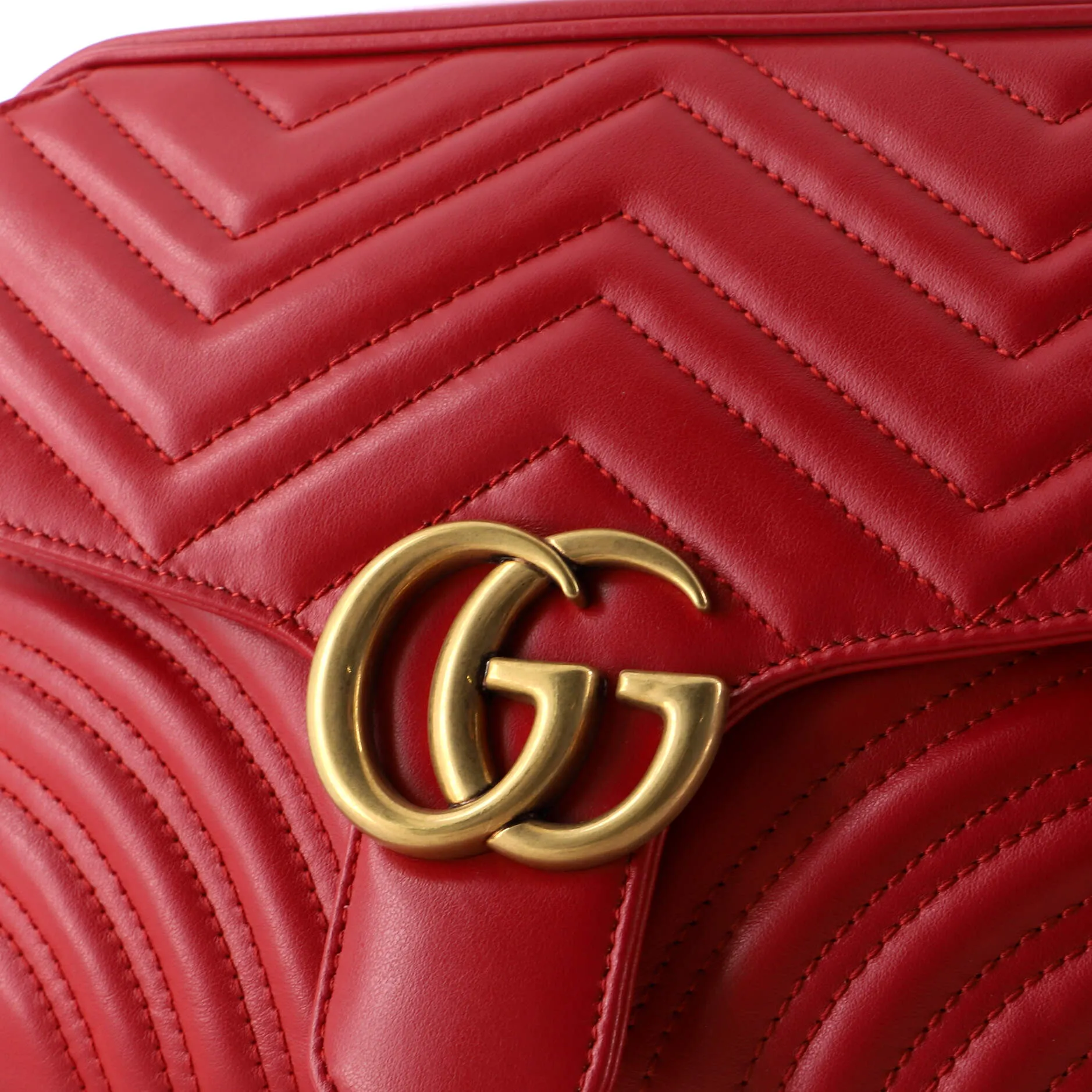 Gucci Gg Marmont Zip Around Camera Bag