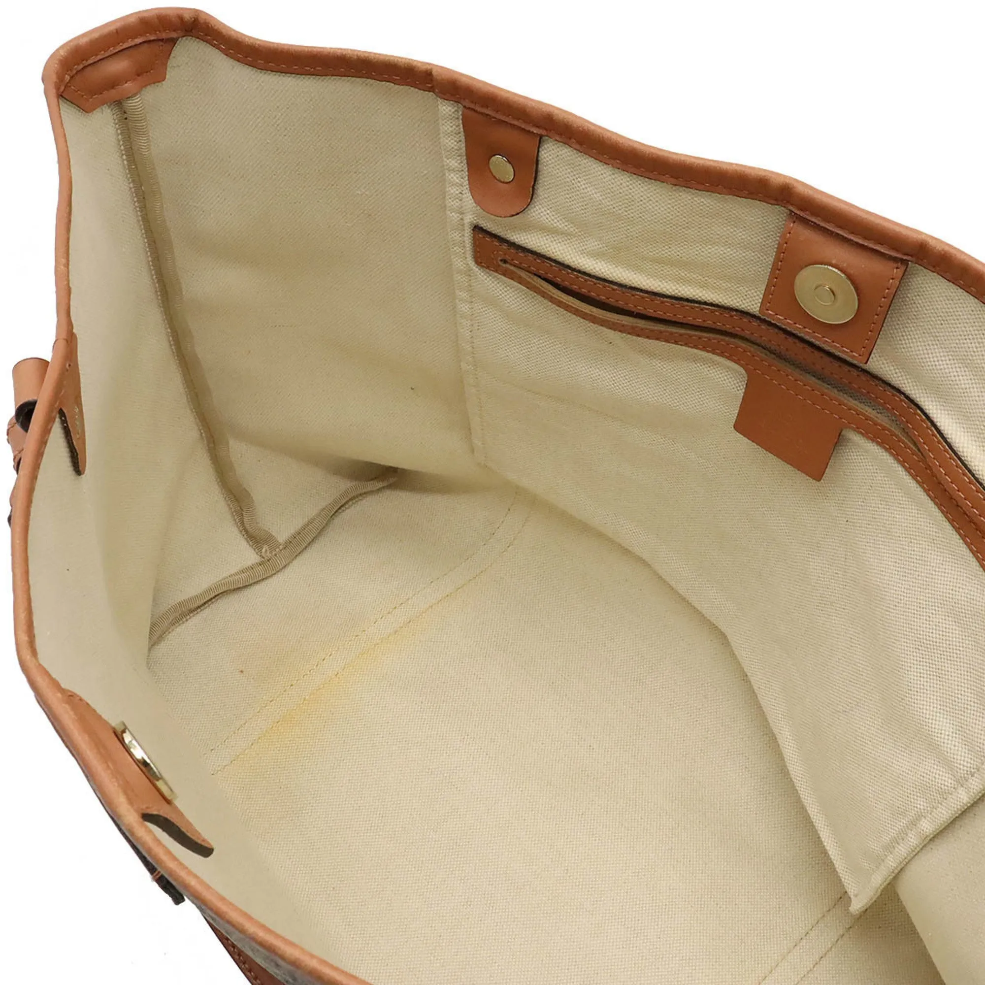 GUCCI GG Supreme Tote Bag Shoulder PVC Leather Beige Pink Brown 197953