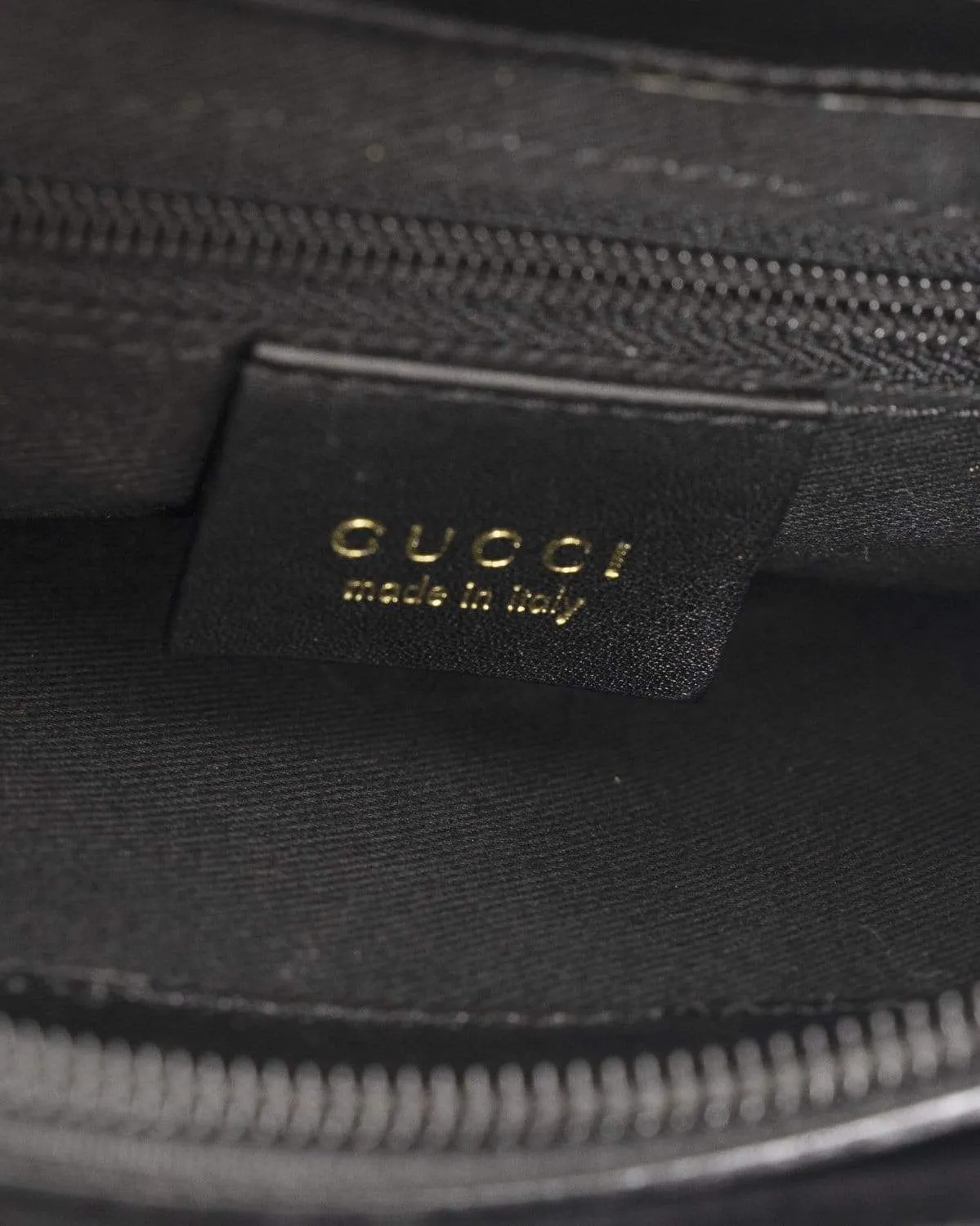 Gucci Hobo Black Bamboo Calf Leather Shoulder Bag - AWL1994