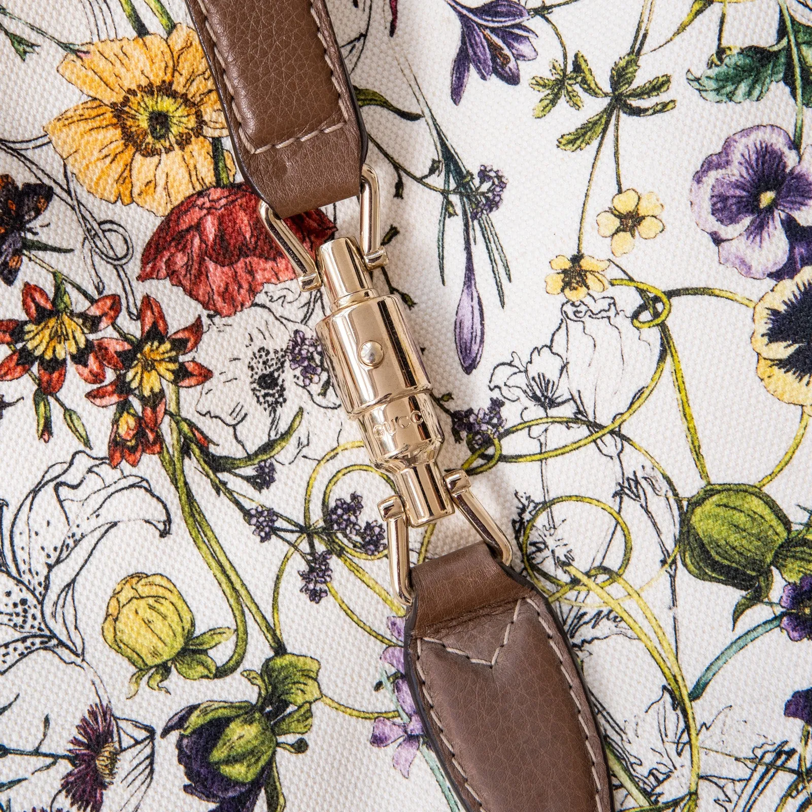 Gucci Jackie Floral Hobo Bag