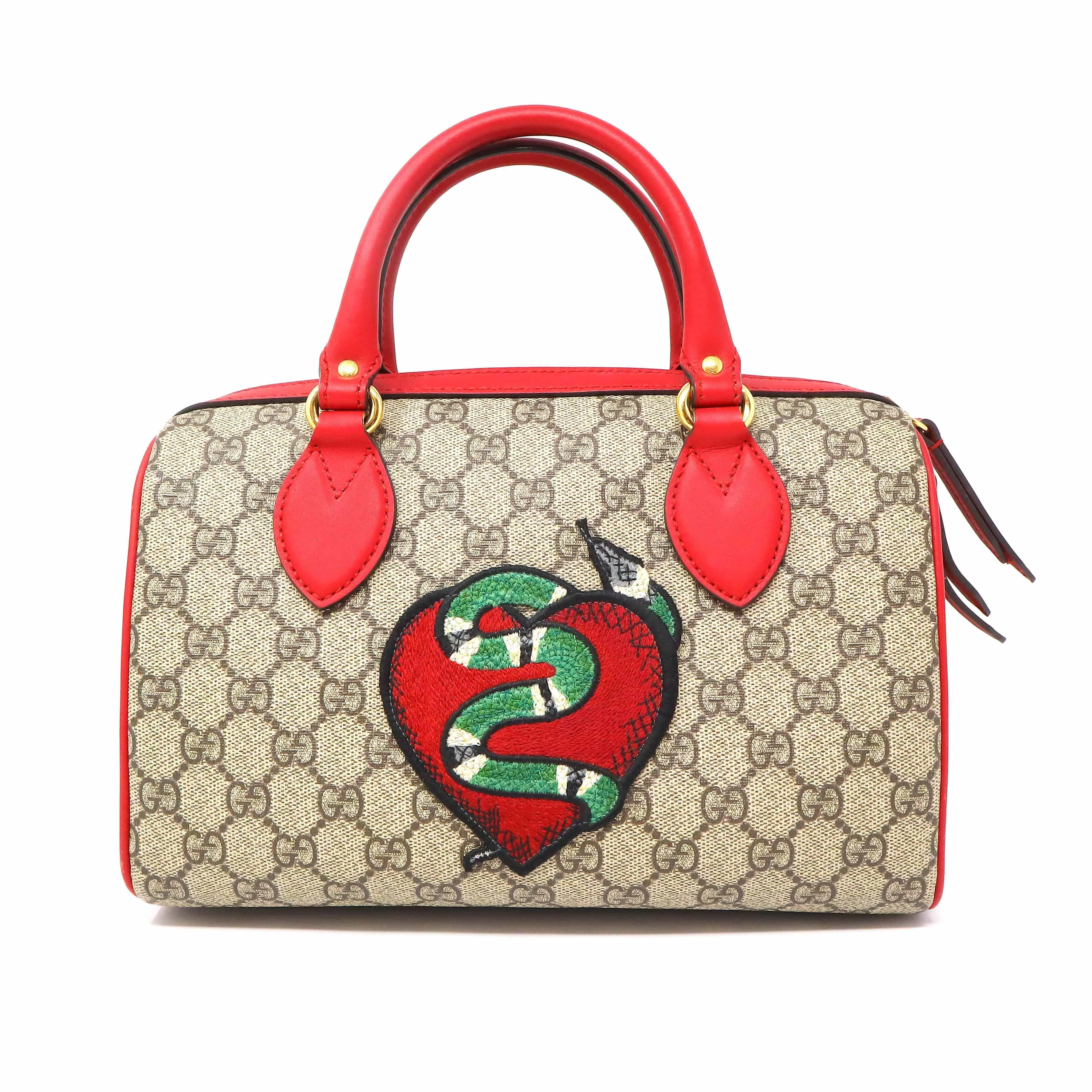 Gucci mini boston with crossbody strap